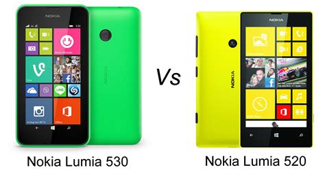Nokia Lumia 930 vs Nokia Lumia 520 Karşılaştırma 